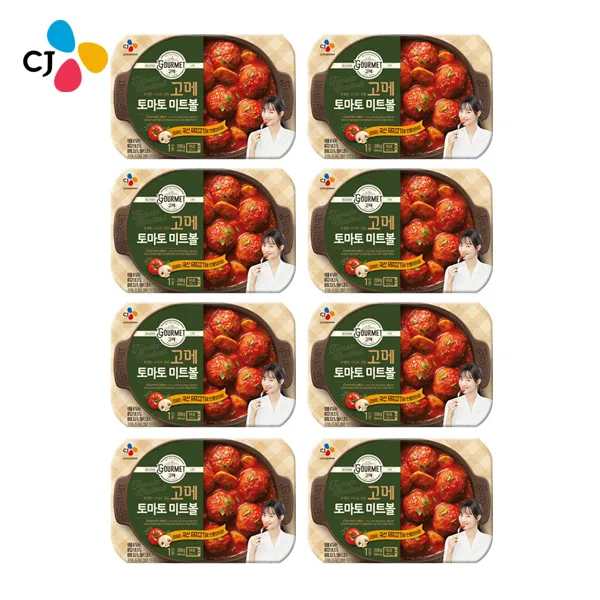 CJ제일제당 고메 토마토 미트볼 200gX8개간편식즉석, 단품