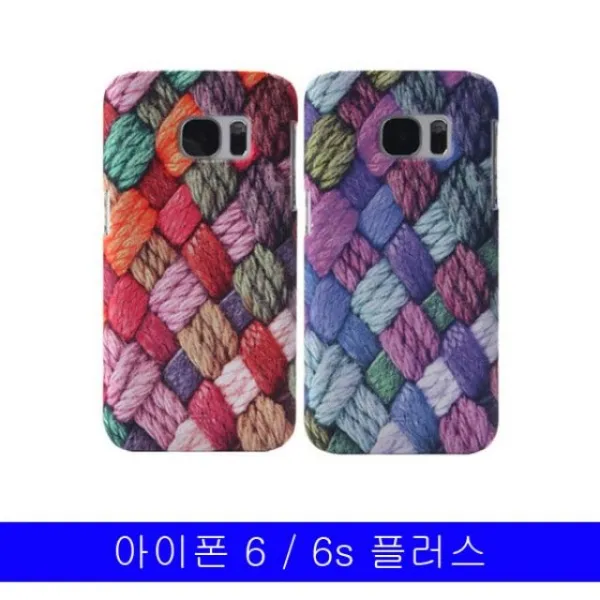 덕&컴 폰케이스 [아이폰 6 6S플러스 니트매듭 하드케이스] 젤리케이스 추천케이스 하드케이스