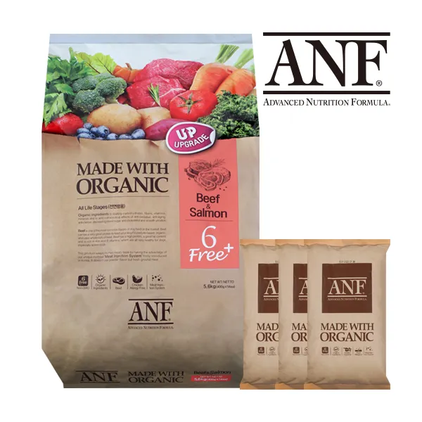 Anf 유기농 6free플러스 소고기+연어 5.6kg 1개