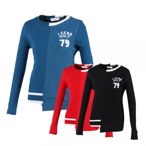 리앤비 여성 넘버 라운드 방풍바람막이 니트 Lb8w804w Xl