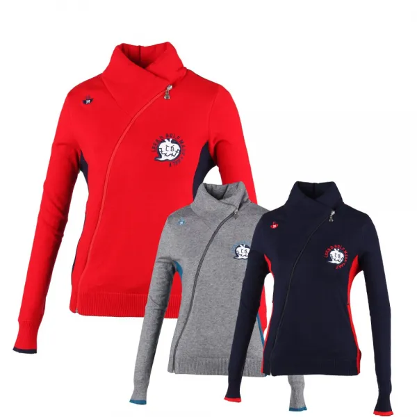 리앤비골프여성 사선집업 방풍바람막이 니트 Lb8w805w Xl