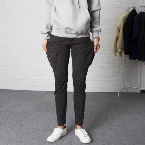 더간지 빅사이즈 남성 카고 바지 면바지