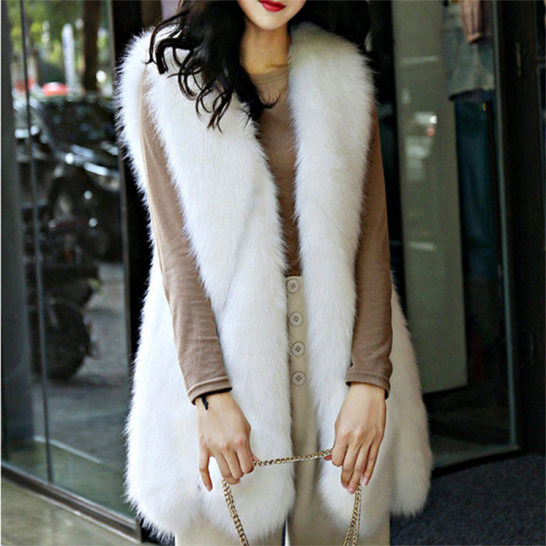  스텔라 여성퍼조끼 조끼베스트 털조끼 밍크조끼 페이크퍼조끼신상겨울조끼빅사이즈j16