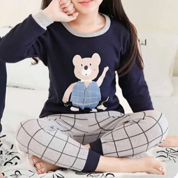 Hd 가을 겨울 아동 수면 잠옷 홈웨어 파자마 5 Akjr6xi