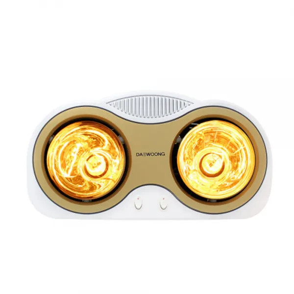 대웅모닝컴 고효율 프리미엄 2구 욕실히터 Dwh Br2020