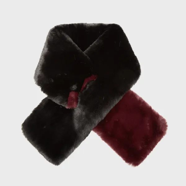 미쏘 Mixxo 배색 에코퍼 머플러 Miaam8t5mg