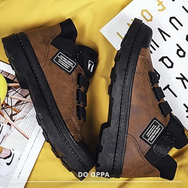 도오빠 남성 남자 스니커즈 워커스타일 패션 신발 2018 가을 겨울 세븐