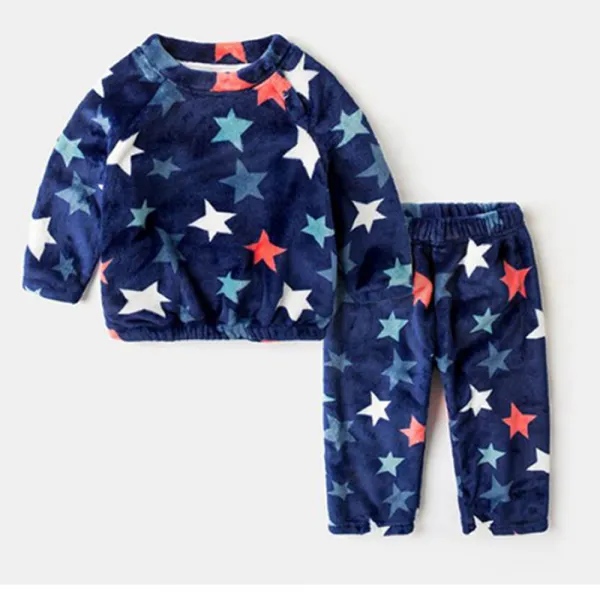 Hd 가을 겨울 아동 수면 잠옷 홈웨어 파자마 62 Yoij27