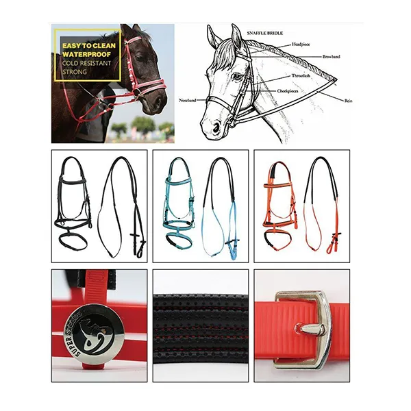 horsetime TPU 고삐 세트, 그린, 1set