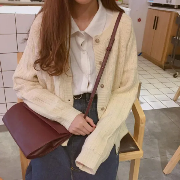 Hr 여성 카디건 가디건 자켓 야상 빅사이즈 바람막이 점퍼 45 Ap65821