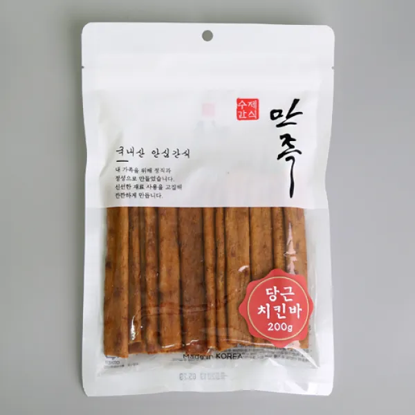 만족 당근치킨바 200g