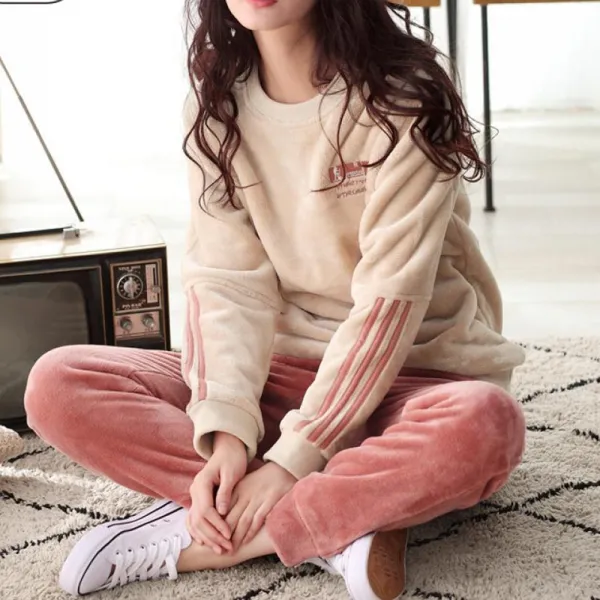 Hd 겨울 여성 수면 잠옷 홈웨어 파자마 편한옷 빅사이즈 138 Ab3u21b