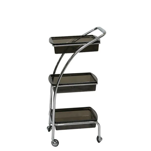 홍우 미용 아크릴 셋트대 이동식 트레이 카트 웨건 선반 작업대 미용실작업대 정리대 핸드카트 추레이 웨곤 다용도 서빙카 세트대 츄레이 단일상품