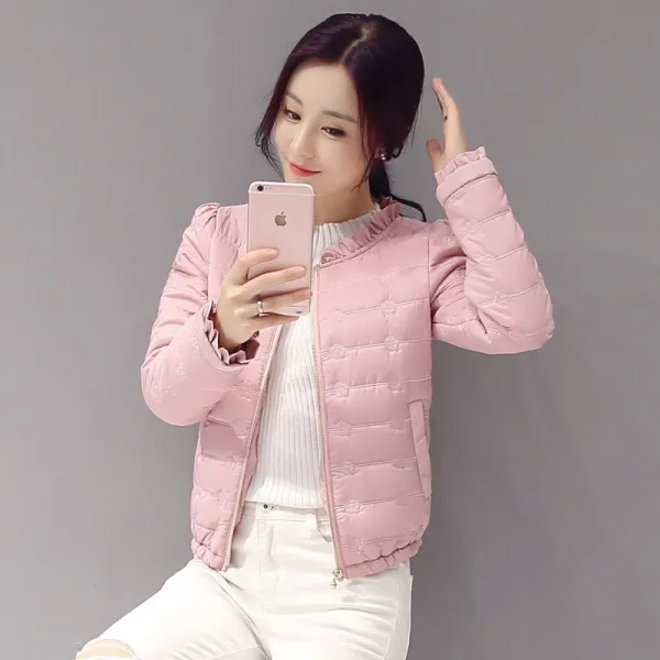  옴니아 여성 패딩 겨울패딩 하프패딩 숏패딩 다운패딩점퍼 신상아우터 빅사이즈p09