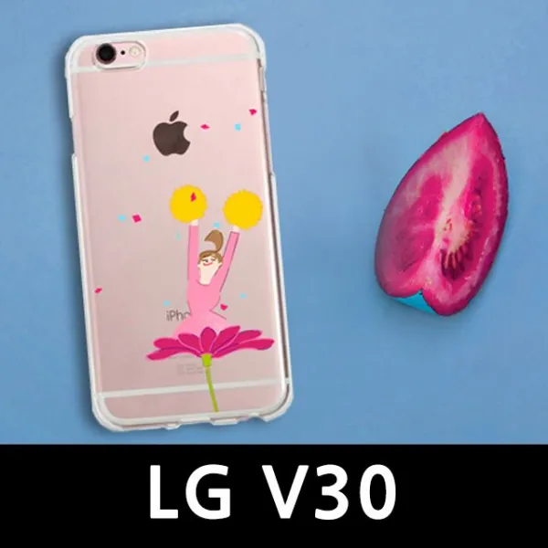덕&컴 폰케이스 [LG V30 치어리딩 젤리케이스 V300] 젤리케이스 하드케이스