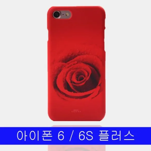덕&컴 폰케이스 [아이폰6플러스 6S플러스 더로즈 하드케이스] 젤리케이스 하드케이스