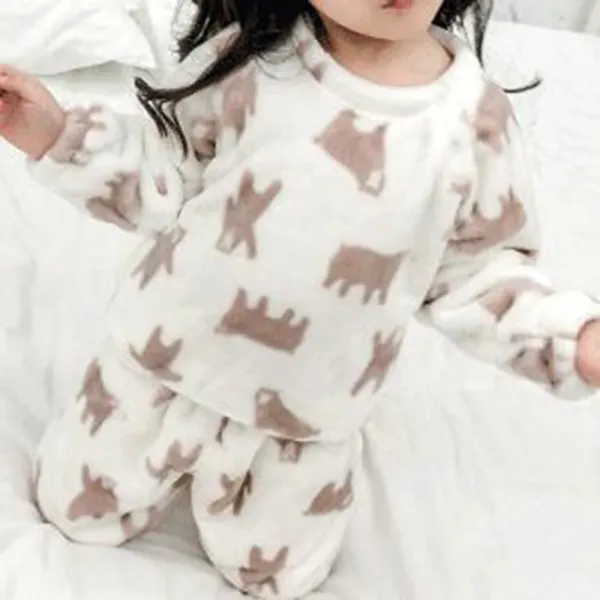 Hd 가을 겨울 아동 수면 잠옷 홈웨어 파자마 65 Yur56j