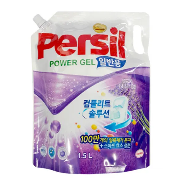 헨켈 퍼실 라벤더젤 리필 (일반) 1500ml 세탁세제추천/세탁소/세탁공장/세탁배달/세탁전문점/드라이클리닝/세탁체인점/이불세탁/정장드라이클리닝/세탁서비스, 단일 수량