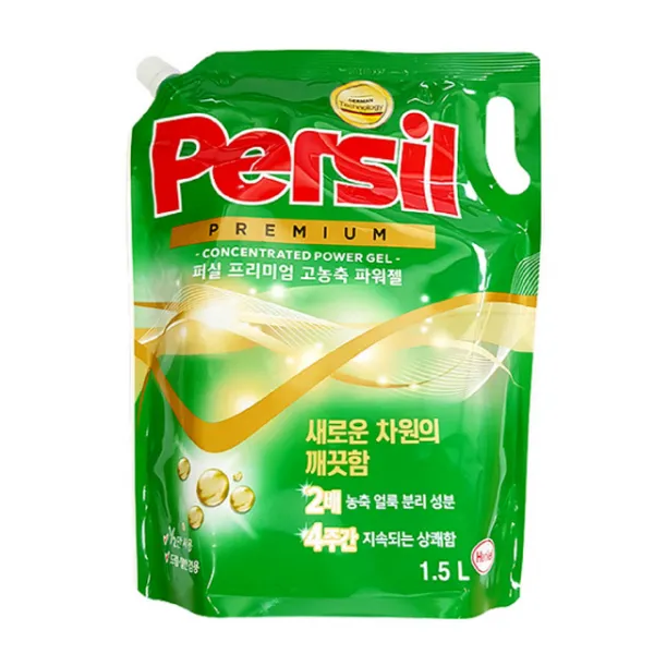헨켈 퍼실 프리미엄 고농축 파워젤 리필 1.5L 세탁세제추천/세탁소/세탁공장/세탁배달/세탁전문점/드라이클리닝/세탁체인점/이불세탁/정장드라이클리닝/세탁서비스, 1