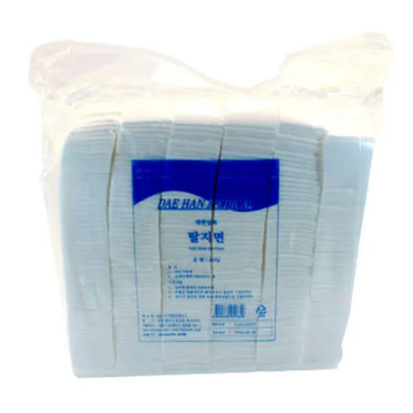 대한위재 사각 절단솜 4*4 450g거즈 탈지면 사각솜 1봉