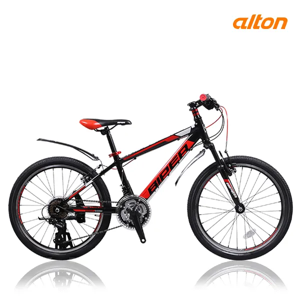 알톤스포츠 알루미늄 MTB자전거 라피카2.2V 22인치 시마노21단 MTB 자전거, 옵션1.알톤 라피카 2.2V 22인치 블랙+레드