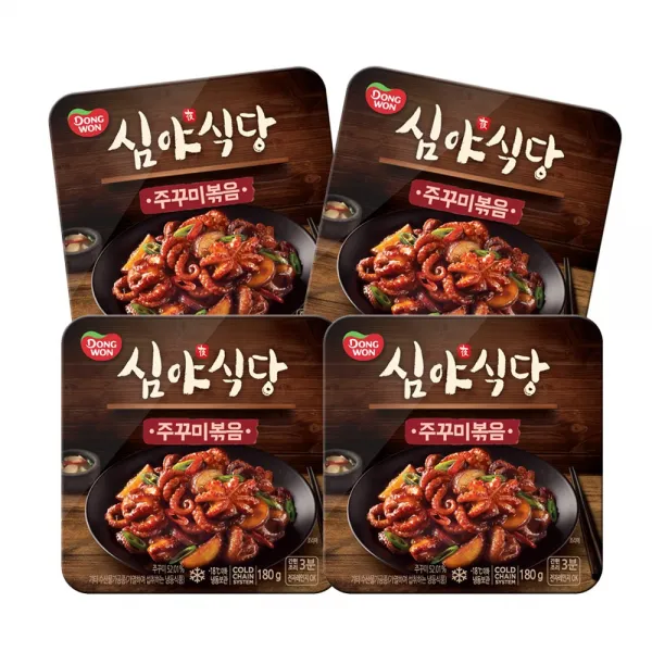 동원 심야식당 주꾸미볶음 180g, 4개