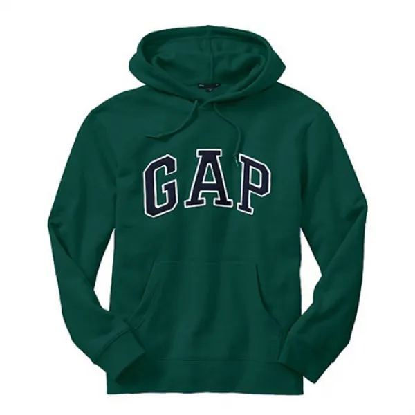 Gap 갭 기모 후드티셔츠 510981 58 그린 네이비로고 남녀공용