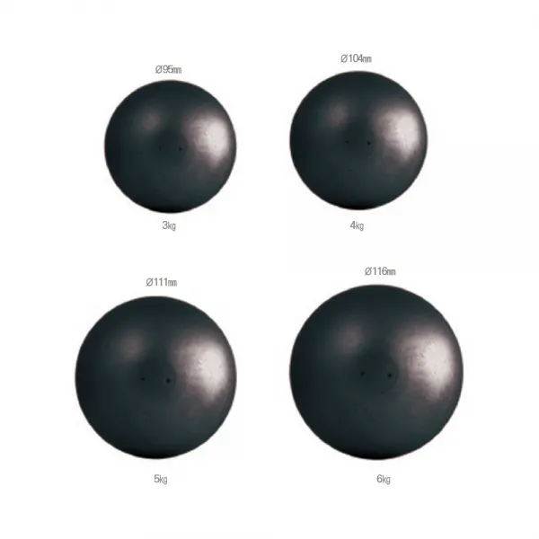 STAR 포환던지기 투포환 3kg 4kg 5kg 6kg (가방포함), ZR450 - 6kg(남고~일반)
