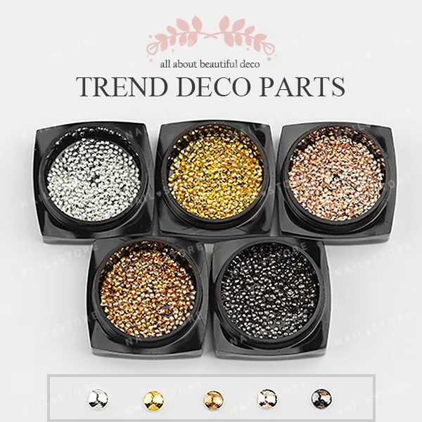 트렌드 메탈 원형 반참1.0mm 5종세트(색상당±500개)