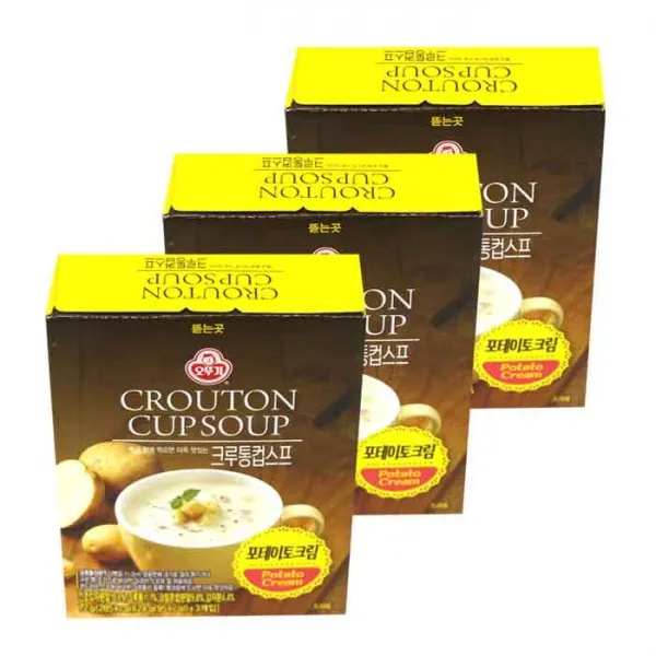 라이크데이 내가 찾던 오뚜기 크루통컵스프 포테이토크림 72g x 3개, 본상품선택