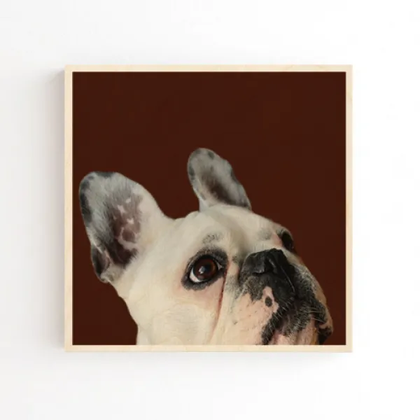 모두의팩토리 강아지 나무액자 애견얼굴액자(주문제작도 가능), 강아지액자(bgO) TYPE 03