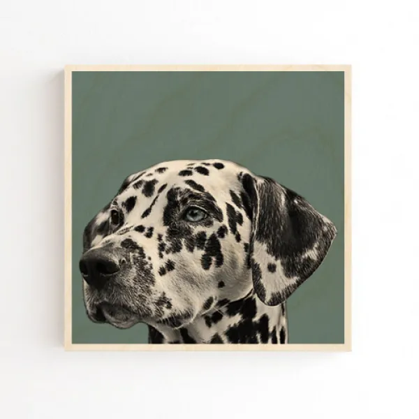 모두의팩토리 강아지 나무액자 애견얼굴액자(주문제작도 가능), 강아지액자(bgO) TYPE 06