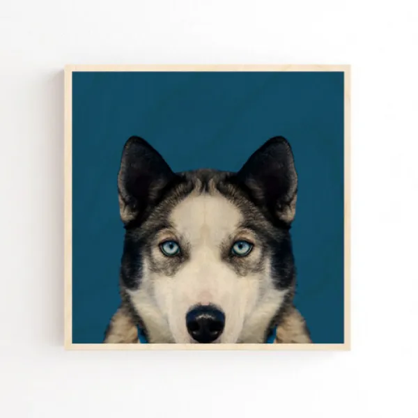 모두의팩토리 강아지 나무액자 애견얼굴액자(주문제작도 가능), 강아지액자(bgO) TYPE 08