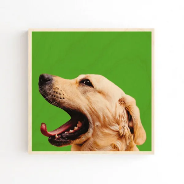 모두의팩토리 강아지 나무액자 애견얼굴액자(주문제작도 가능), 강아지액자(bgO) TYPE 04