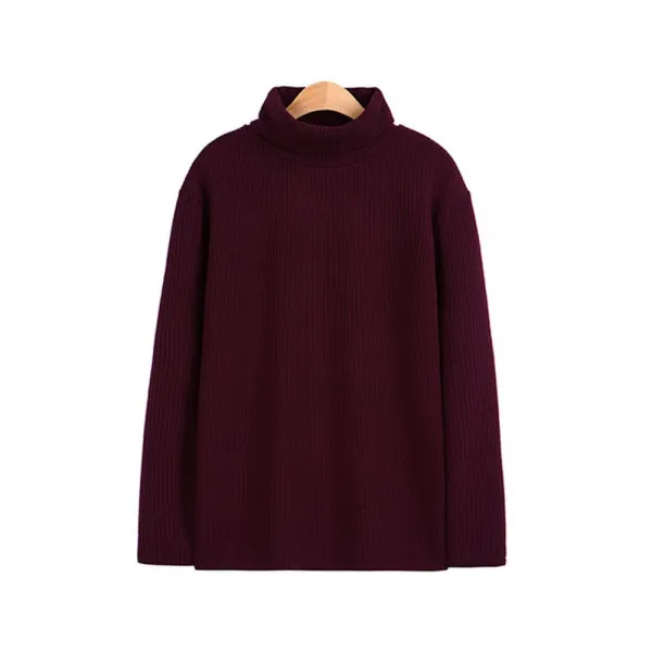 남성의류 겨울옷 엠투 모던 하이 와인 니트 폴라_cmt044_wine