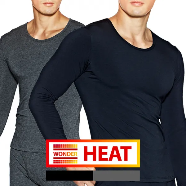  에쿠스 원더 히트 Tr 남성 기모내의 상의 9부 Clg8014a