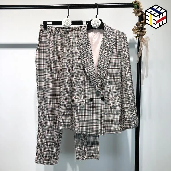 정장 세트 바지 캐주얼 슈 이순신 법원 숙녀 스몰 로운 바람 패션 조각