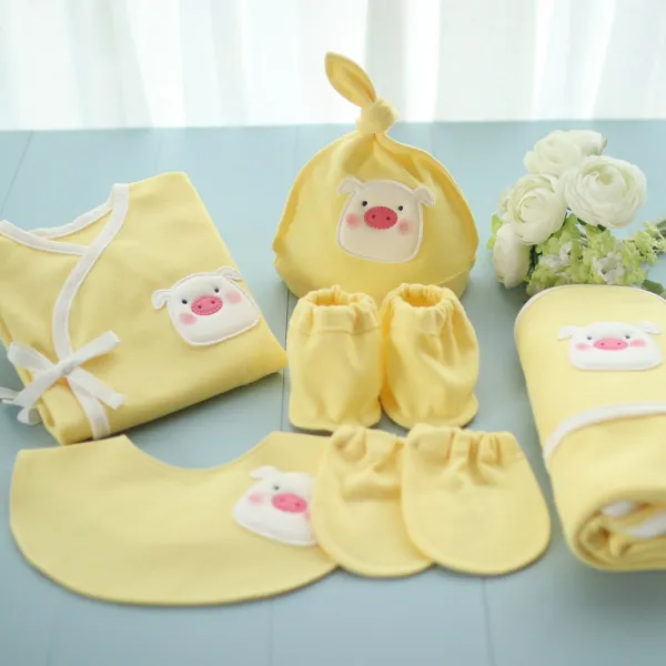콩닥콩닥 2019년 돼지띠 배냇저고리 6종세트 노랑 Diy 만들기 패키지