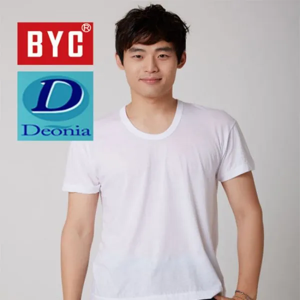 BYC DW4190 런닝 [BYC]남성 순면 데오니아(땀냄새방지)반팔런닝(D7002) BYC 런닝 민소매런닝 기본런닝 베이직런닝