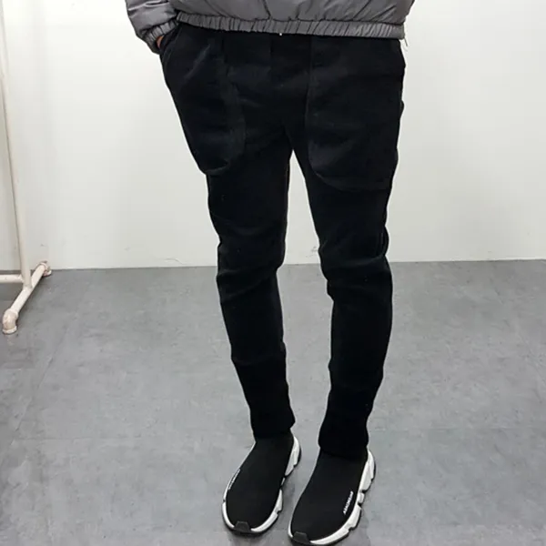 굿스옷장 남성용 겨울 랙워머 기모 밴딩 팬츠