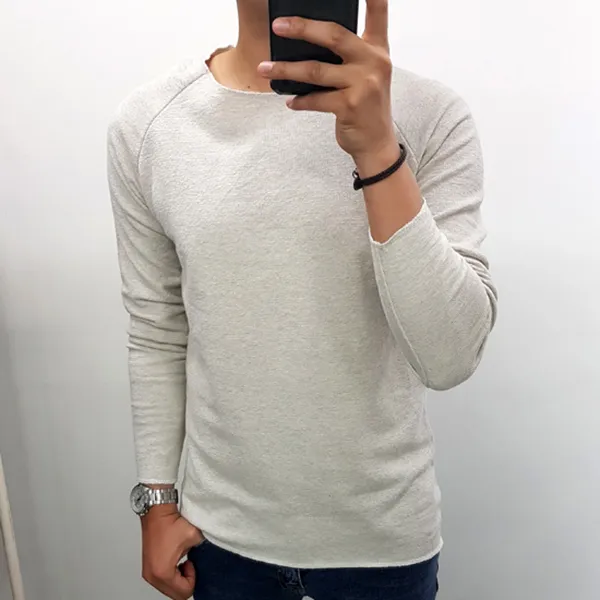 굿스옷장 남성용 두께감 좋은 기본 티셔츠 오트밀