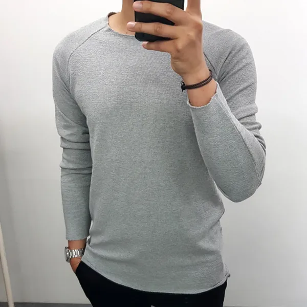 굿스옷장 남성용 두께감 좋은 기본 티셔츠 회색