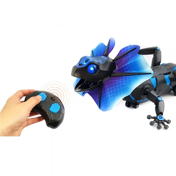 반디 목도리 도마뱀 Rc 무선 조종 동물 로봇 장나감 뱀