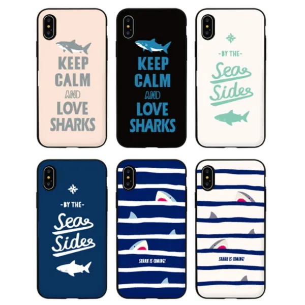 Tc 샤크 도어 카드 범퍼 케이스 아이폰 엑시트나인 기종:아이폰7플러스/8플러스 / 색상:블랙 상세 설명 참조