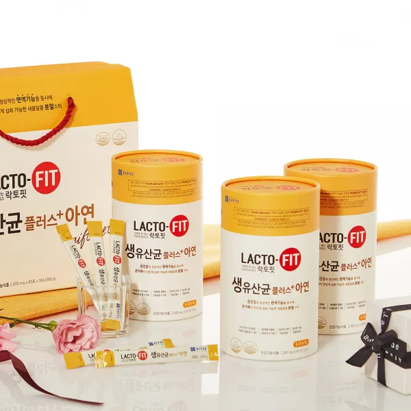 종근당건강 락토핏 생유산균+아연 2000mgx60포x3 2000mg 3개