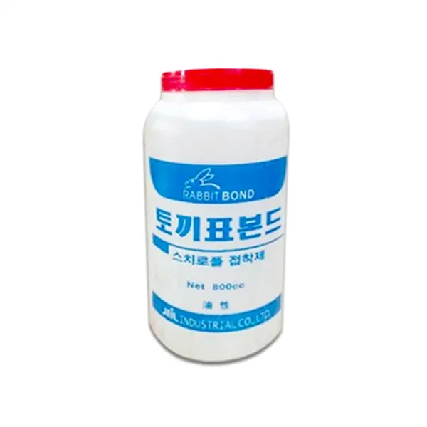  신용 우드락본드 800ml 투명 토끼표본드 오공본드