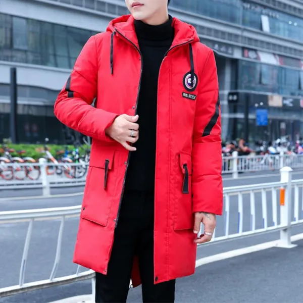 MWC 롱패딩 남자 웰론 긴 섹션 슬림 다운 코튼 재킷 j-40 Zecop1
