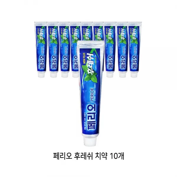 페리오 후레쉬 치약 민트향, 1Ea, 10개