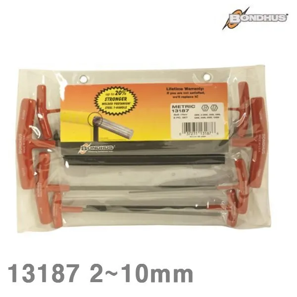 본더스 T-볼렌치 세트 13187 2-10mm 2 2.5 3mm는 부러짐 방지를 위해 육각임 (SET), 본상품 선택
