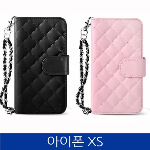 덕&컴 [아이폰XS. 비쥬 지갑형 폰케이스 iPhoneXS]젤리케이스 하드케이스